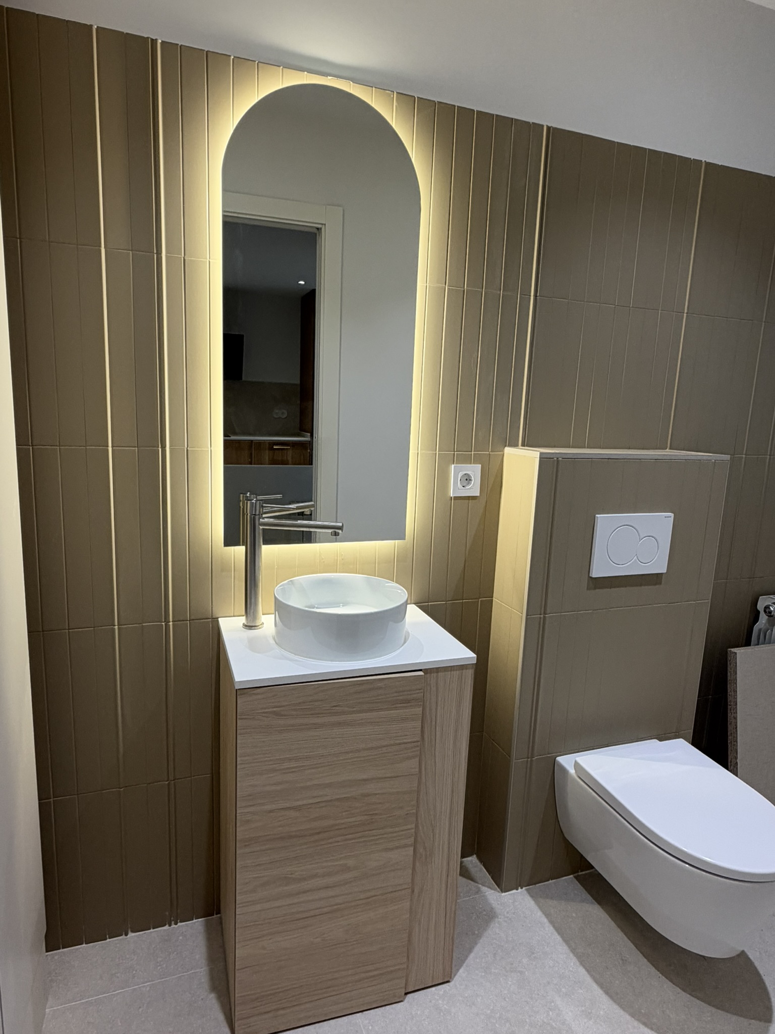 Detalle de reforma de vivienda
